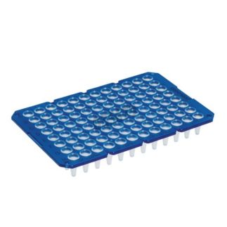PLACA PCR TWIN TEC 96 POCILLOS 150 µL SIN FALDÓN COLOR AZUL DIVI